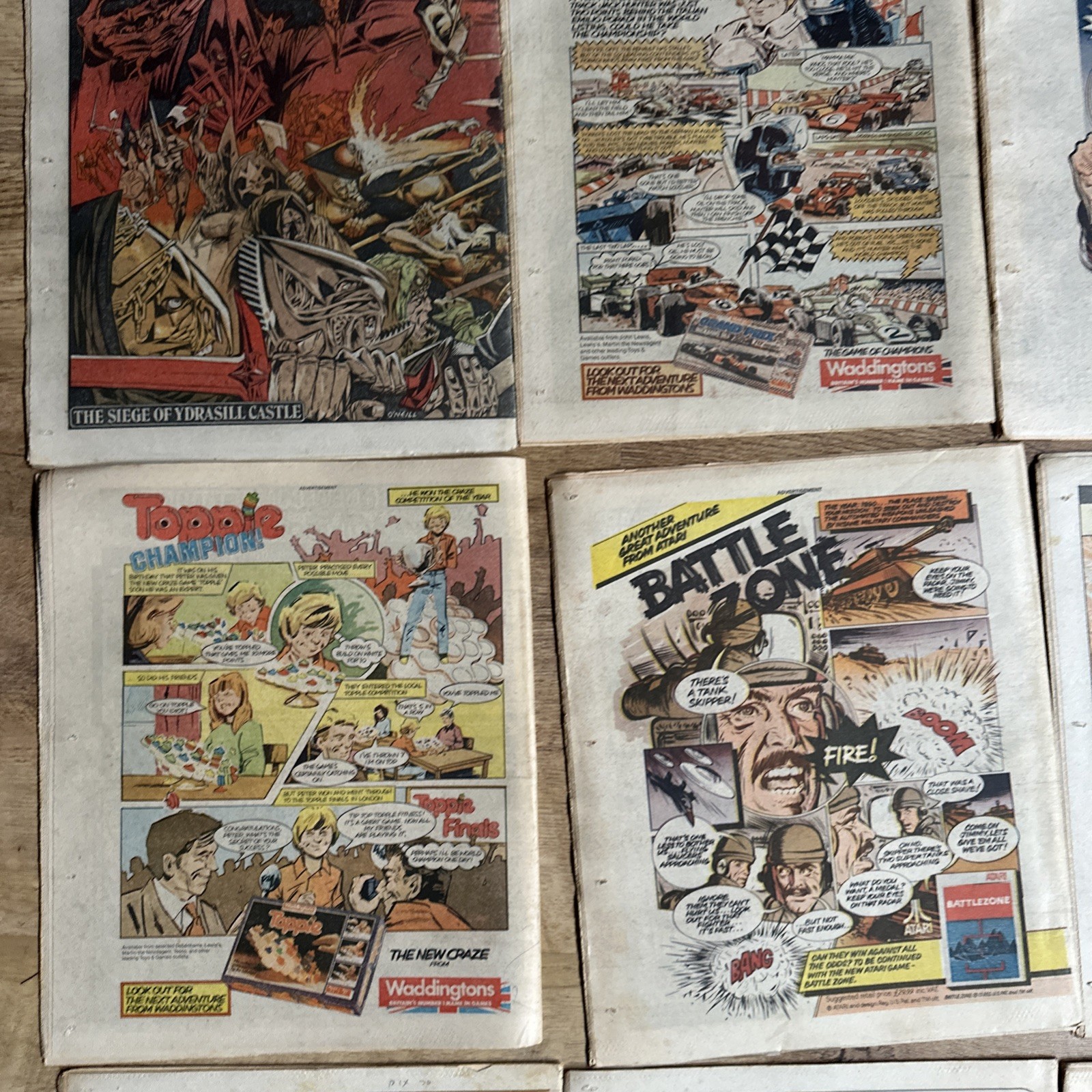 2000AD Progs Judge Dredd issues 340 – 359 job lot