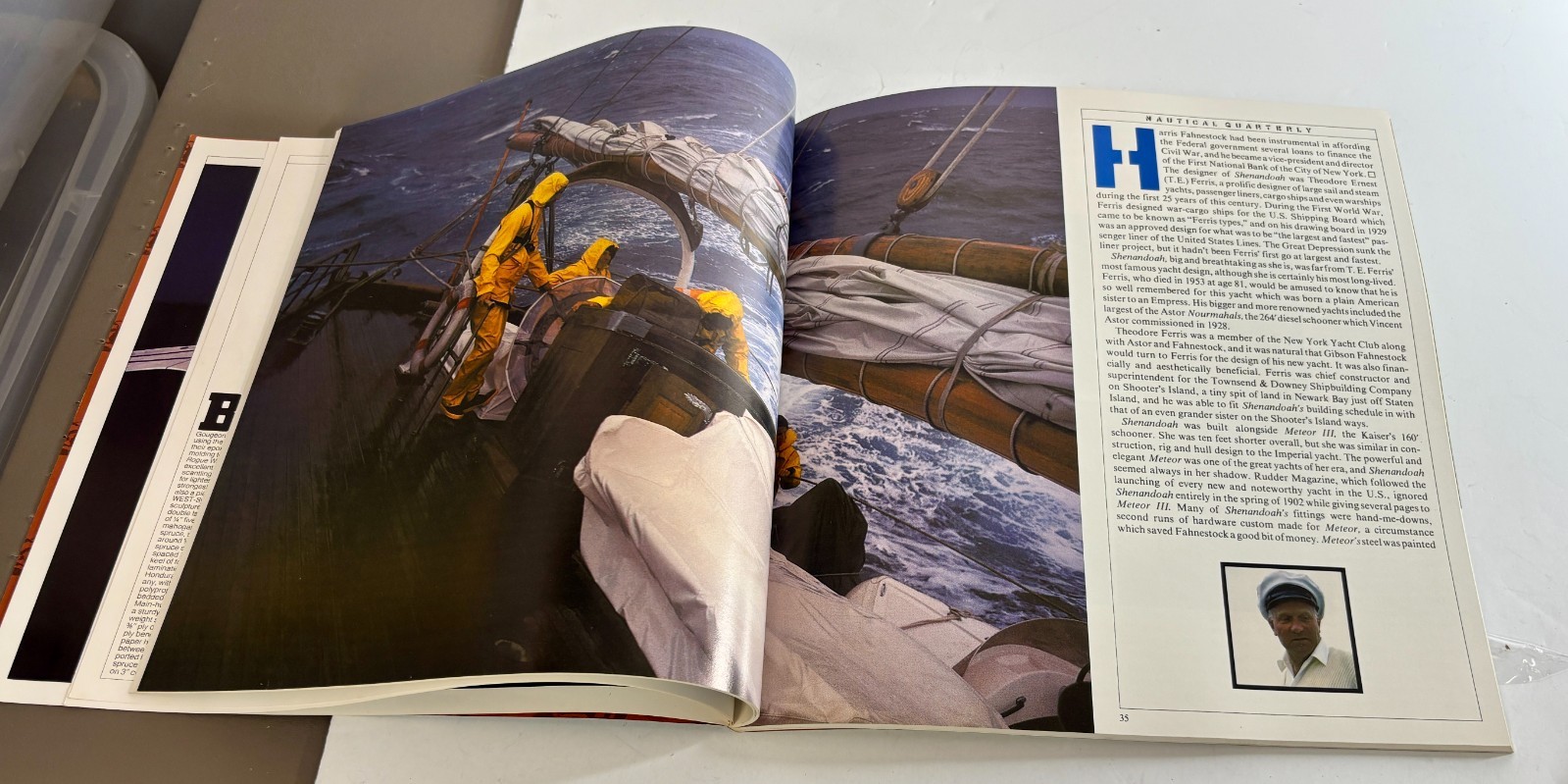Nautical Quarterly No. 2 Vintage Sailing Magazine w/Original Slipcase VG