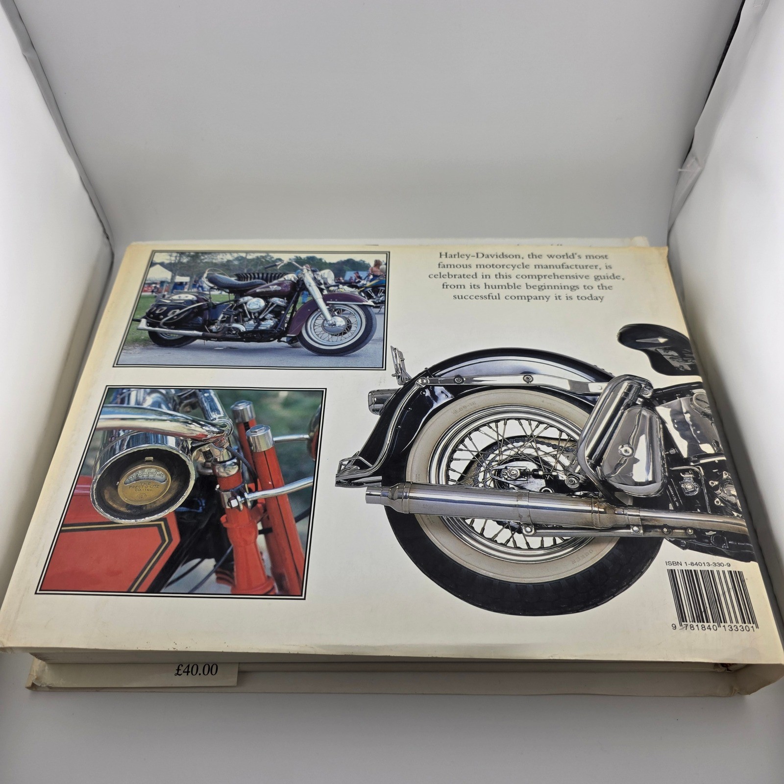 The Encyclopedia of the Harley-Davidson Hardcover Peter Henshaw Ian Kerr 2001