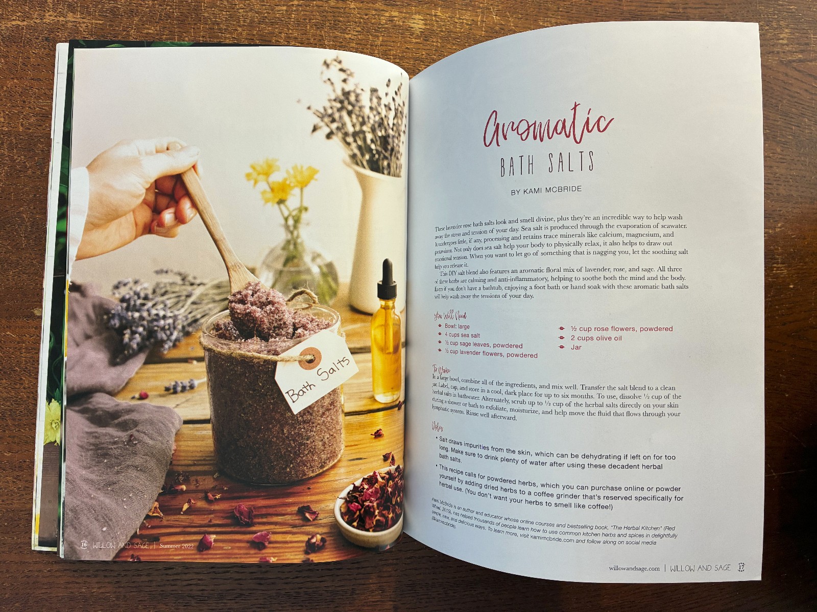 Willow And Sage – Volume 9 Issue 1 May/Jun/Jul 2022 – Homemade Bath & Body VG+