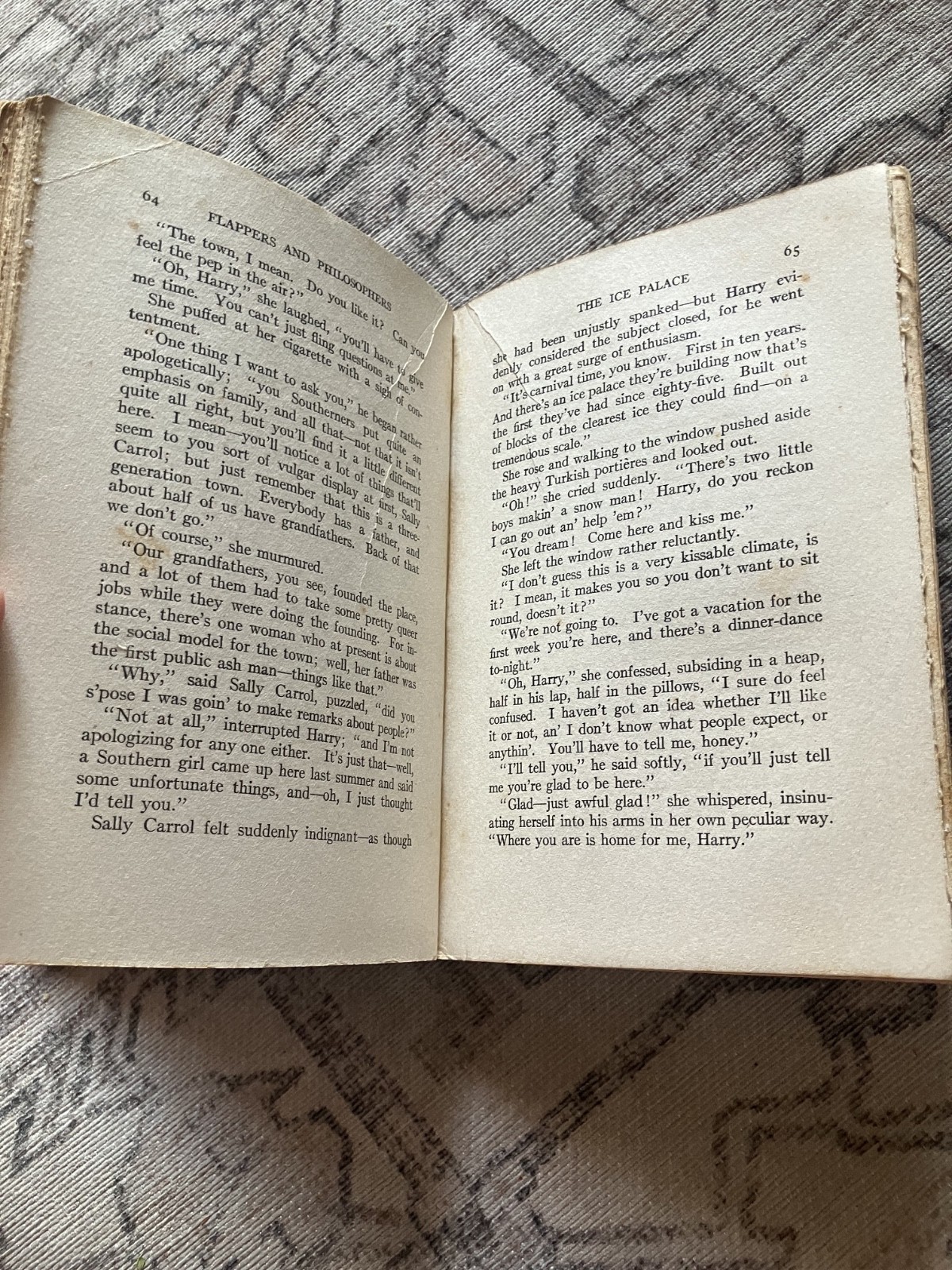 F. SCOTT FITZGERALD – FLAPPERS AND PHILOSOPHERS – 1ST ED, 3RD PRINTING, OCT 1920