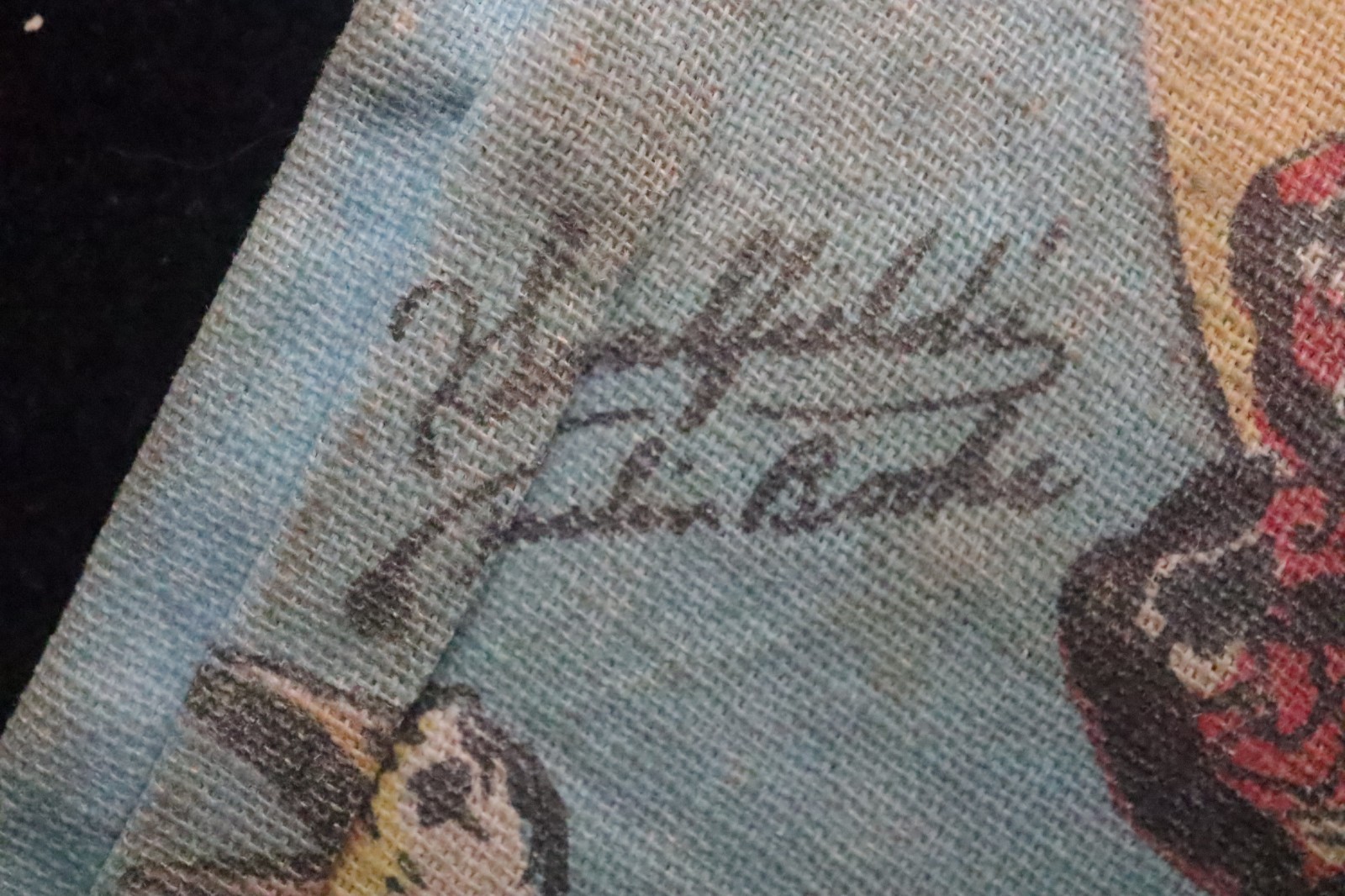 Antique Saalfield Cloth Rag Book My Jumble Book Illustrated Nursery Rhymes