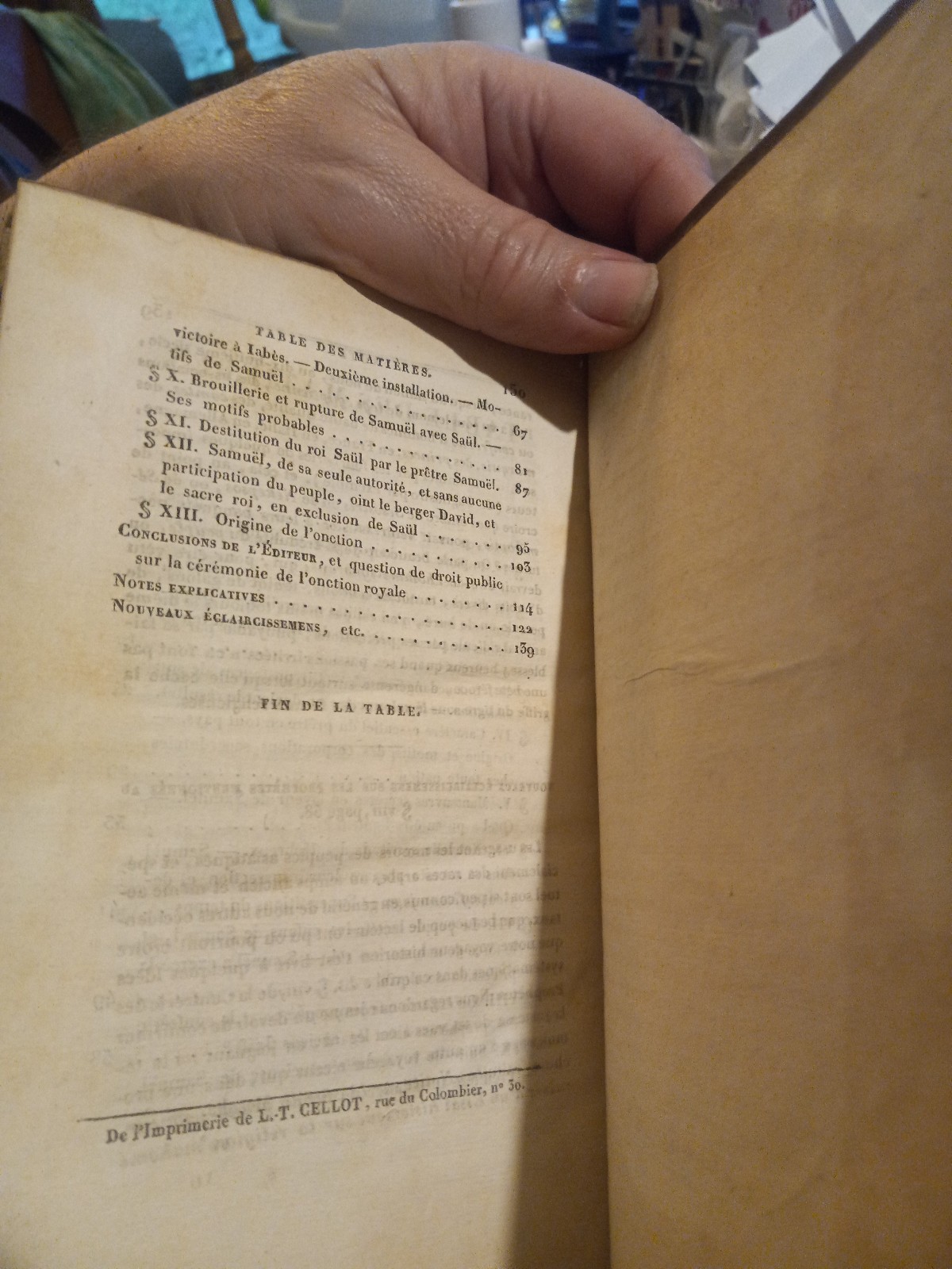 1822 HISTORY BOOK IN FRENCH SIGNED BY MARIO PEDRO ARATA! – HISTOIRE DE SAMUEL