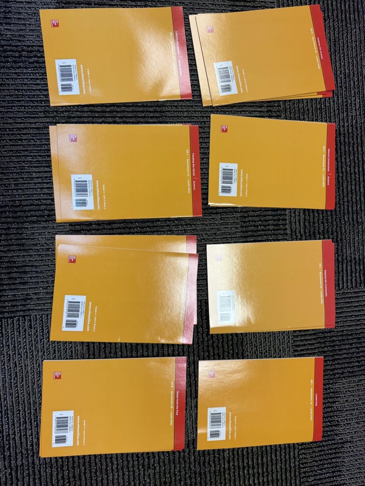 45 McGraw Hill Grade 4 Leveled Readers Classroom Book Lot Paired Read Homeschool