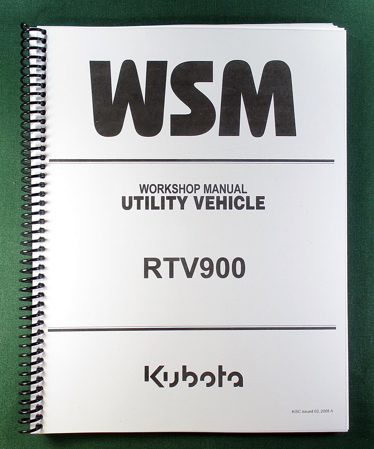 Kubota RTV900 Workshop Manual: Full Color 479 Pages & Protective Covers!