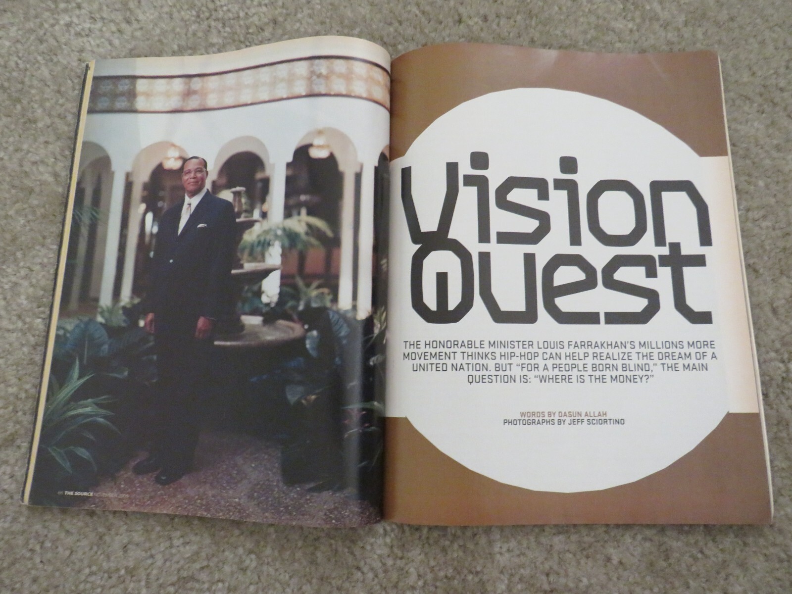 The Source magazine Rap 50 Cent G Unit King T Hot 97 Tru Life Farrakhan Spins