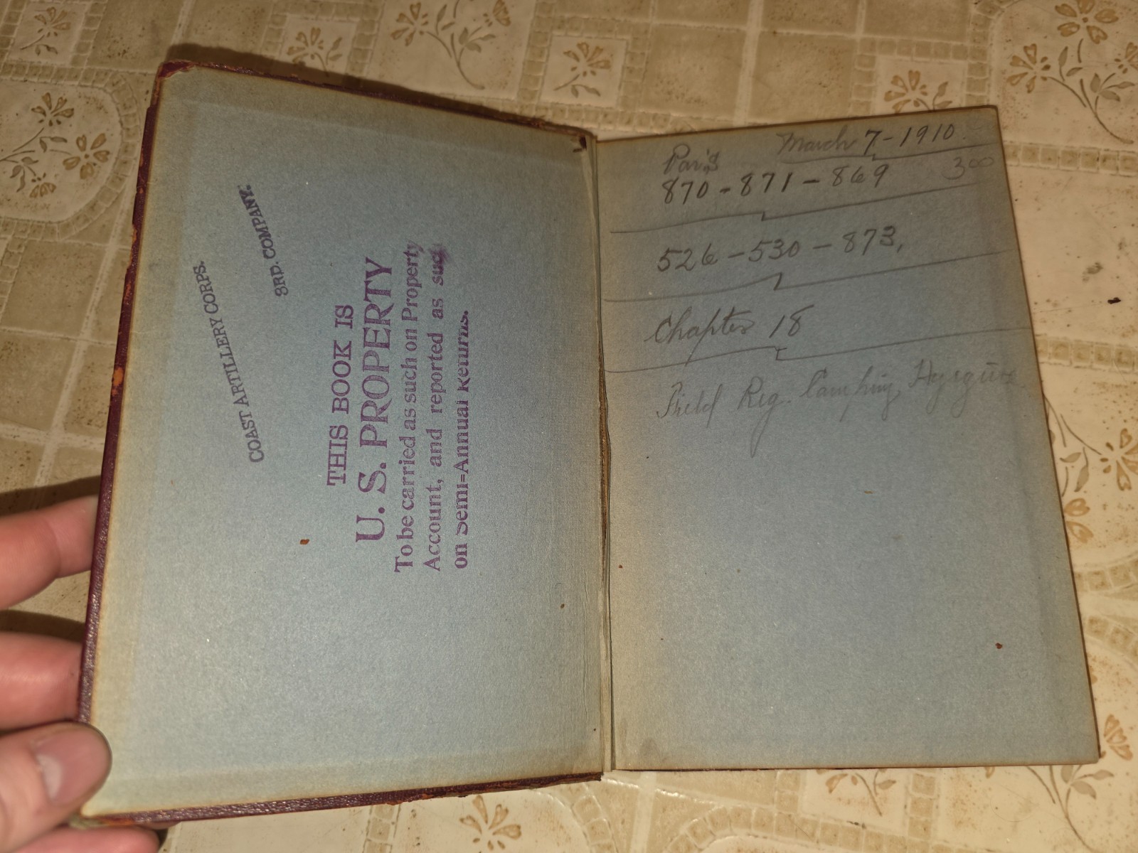 Lot Coast Artillery Drill Regulations books 1898 1906 1909 1914 Seacoast Defense