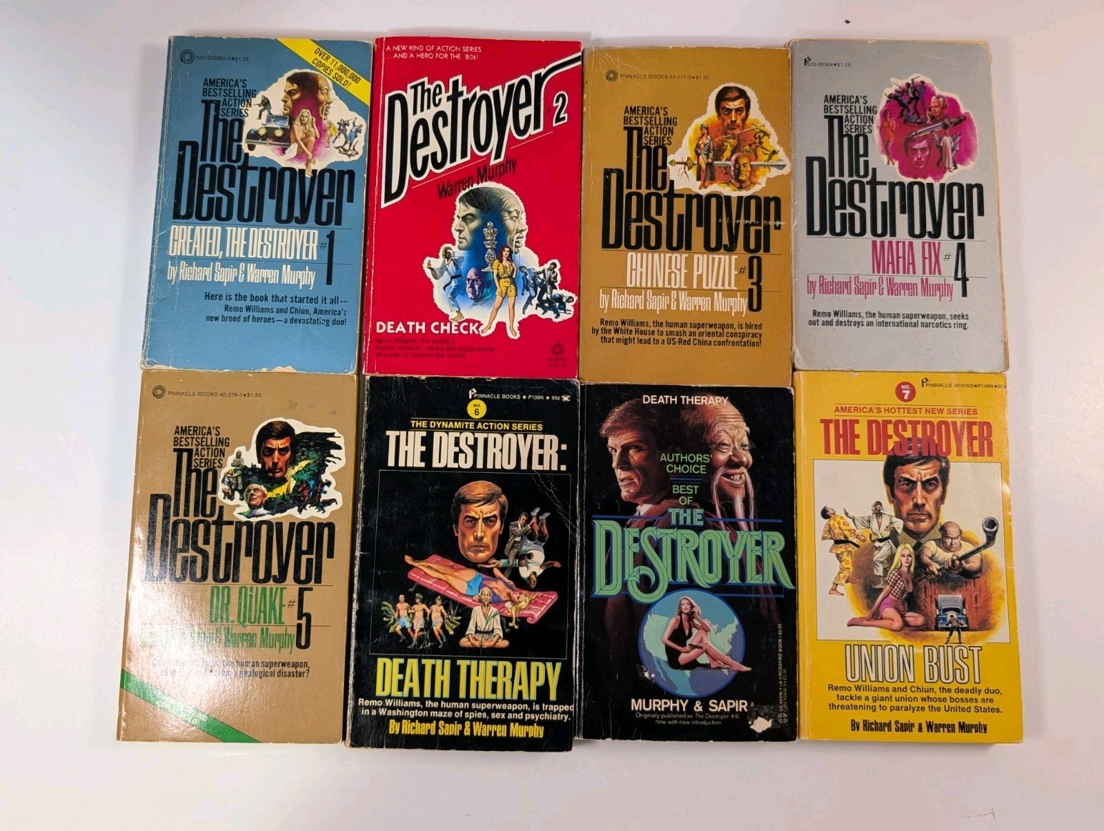 The Destroyer Series Lot 113 Books Warren Murphy Richard Sapir Remo Williams