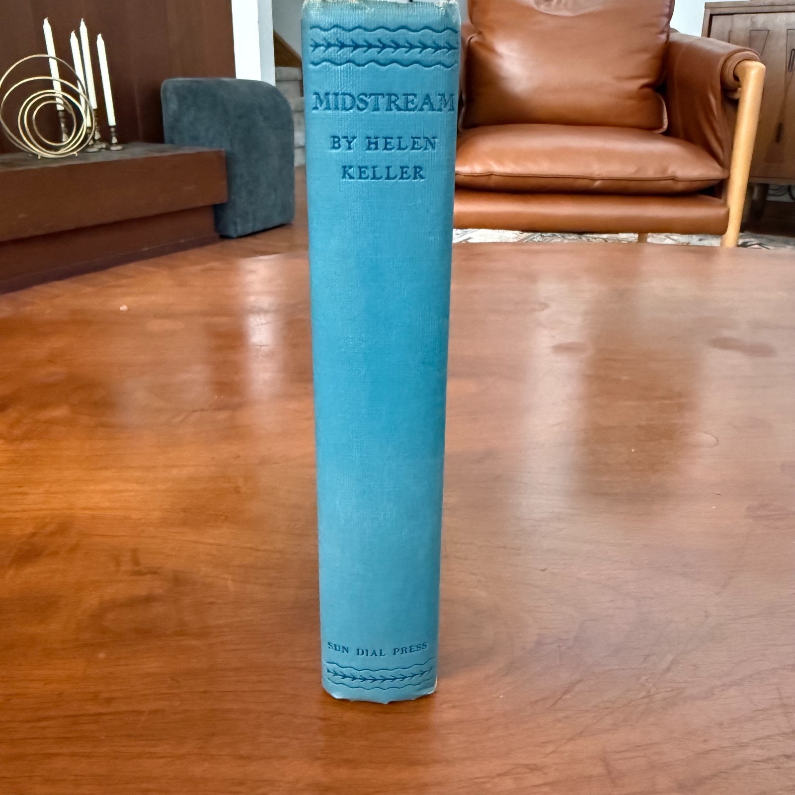 Midstream: My Later Life by Helen Keller – 1937 Sun Dial Press Edition – Vintage