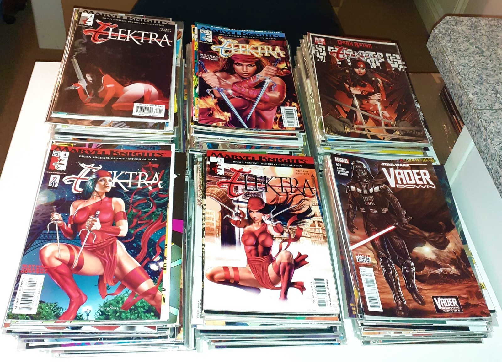 306x Huge COMICS lot 1980s 2000s Hellraiser Elektra Star Wars Hulk Vertigo Epic