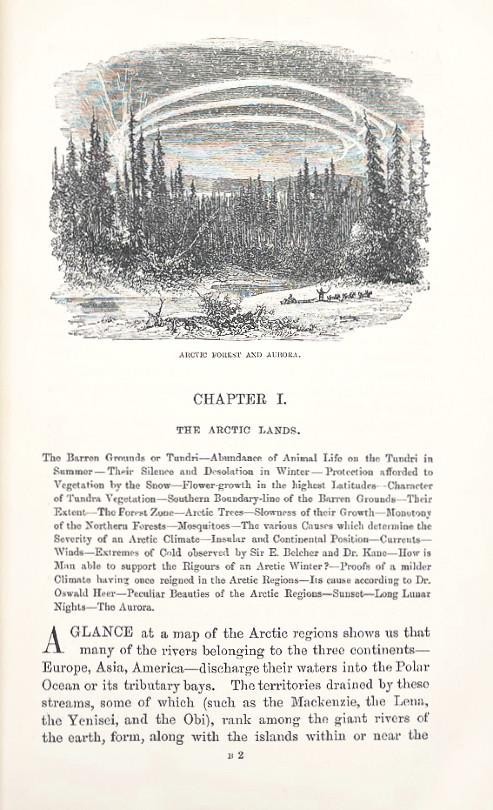 Antique 1892 THE POLAR WOLRD Exploration Maps Whaling Esquimaux FINE BINDING