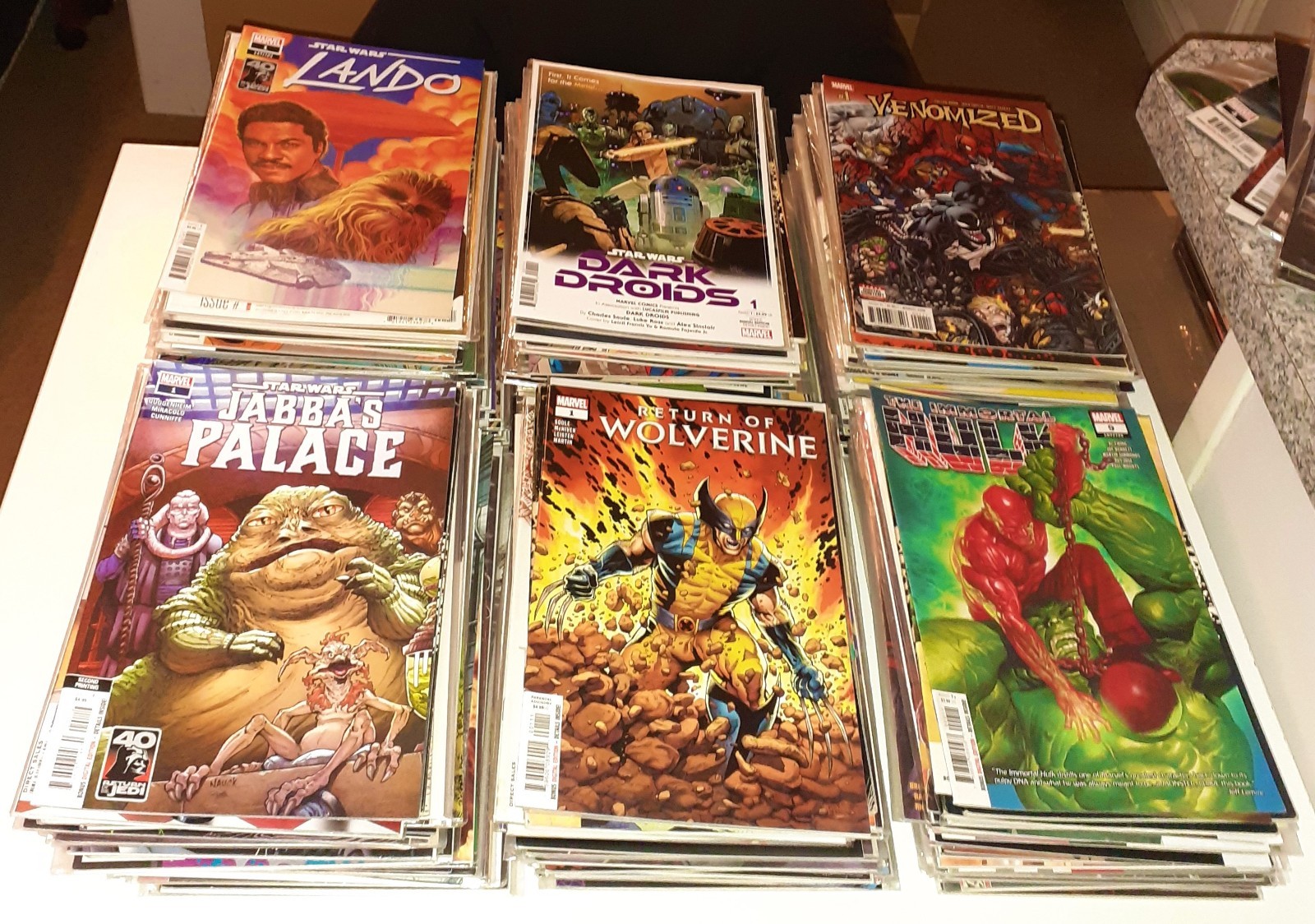 306x Huge COMICS lot 1980s 2000s Hellraiser Elektra Star Wars Hulk Vertigo Epic
