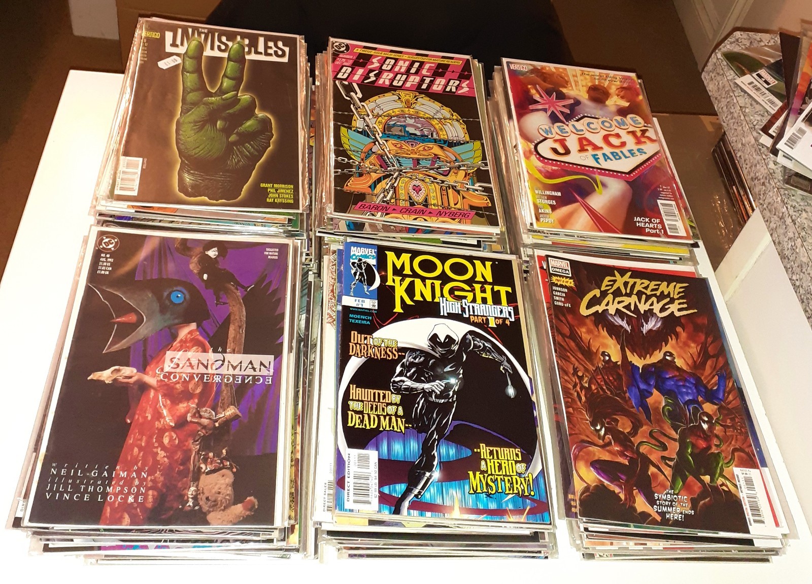 306x Huge COMICS lot 1980s 2000s Hellraiser Elektra Star Wars Hulk Vertigo Epic