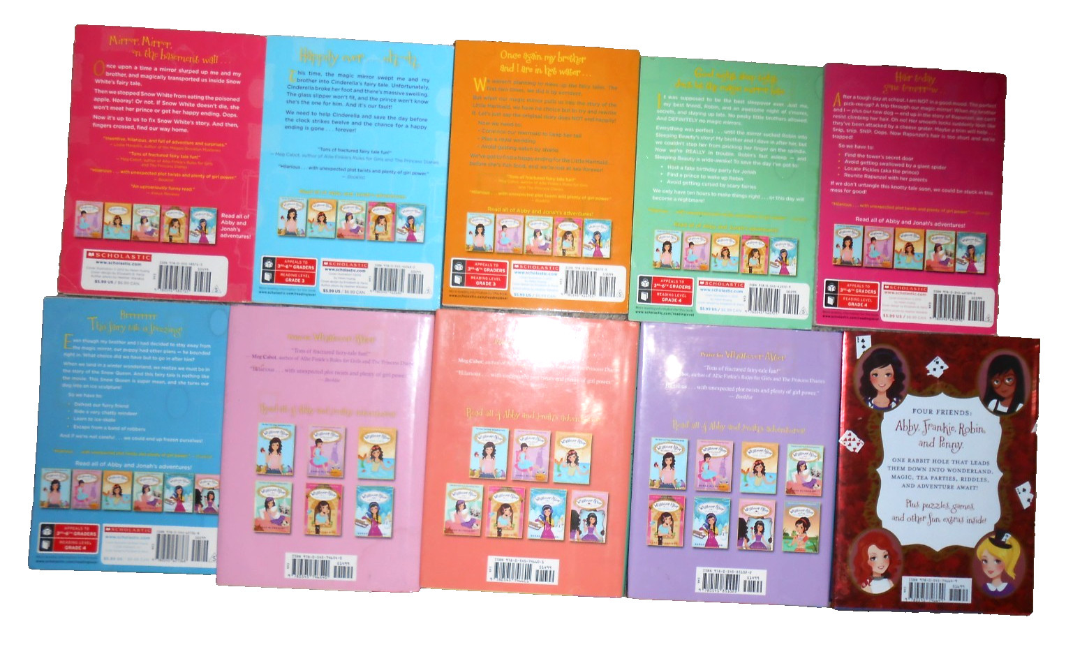 Sarah Mlynowski Lot of 10 WHATEVER AFTER Chapter Books – 6TPB 4HC/DJ VGC