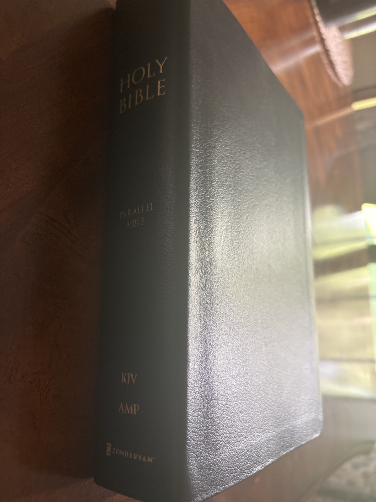 KJV Amplified Parallel Bible Red Letter Edition [Large Print, Black]