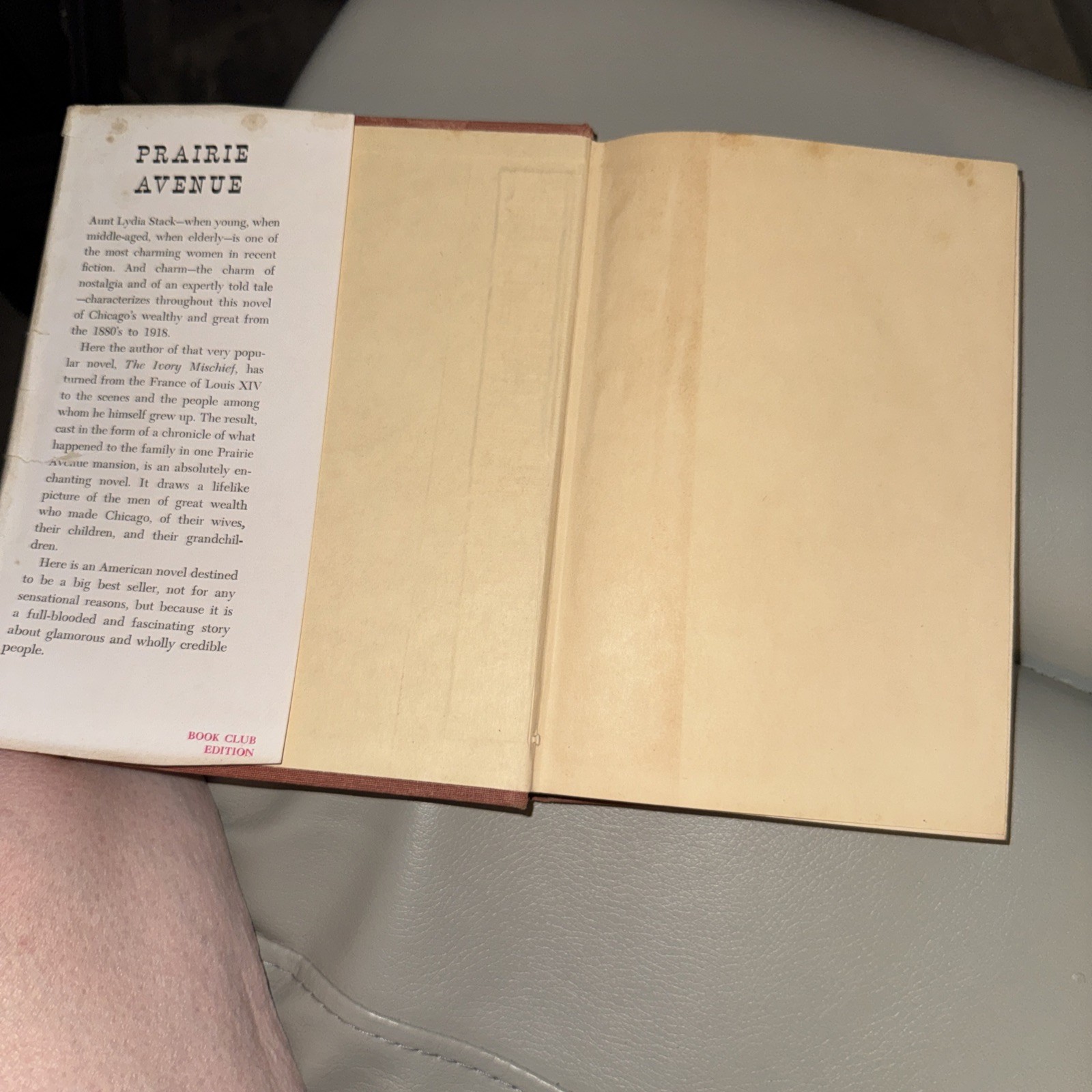 Antique Prairie Avenue by Arthur Meeker 1949 Alfred A. Knopf 1st Edition Hard