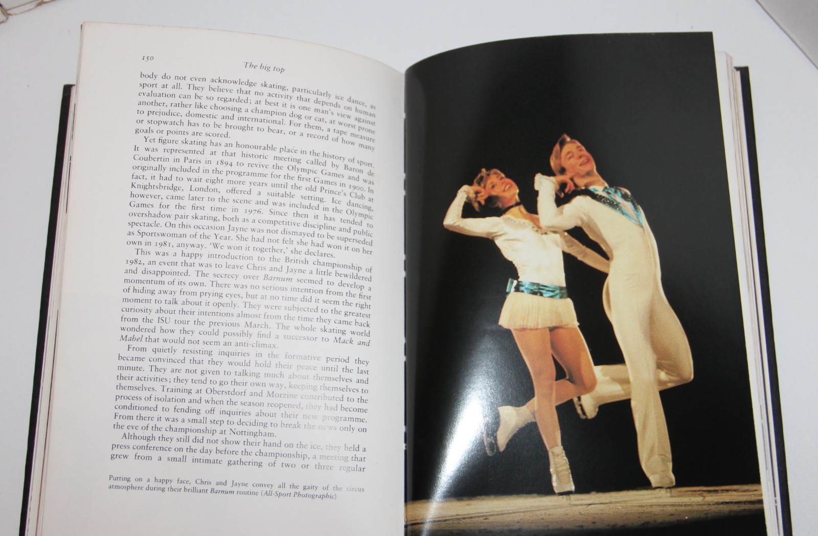 Torvill & Dean Flat Signed 1983 Ice Dancing First Edition & Dust Jacket