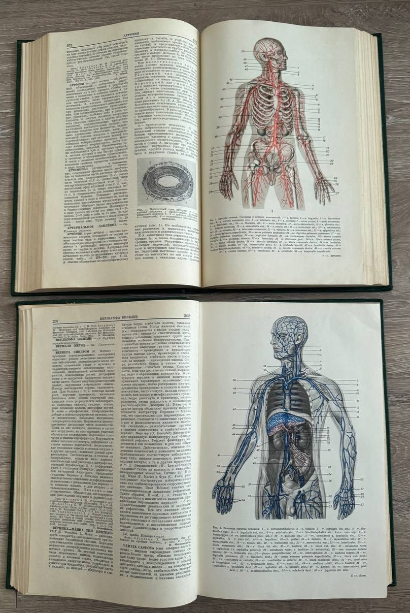 1969 Medical Encyclopedia Set Comprehensive Health Anatomy Surgery Russian book