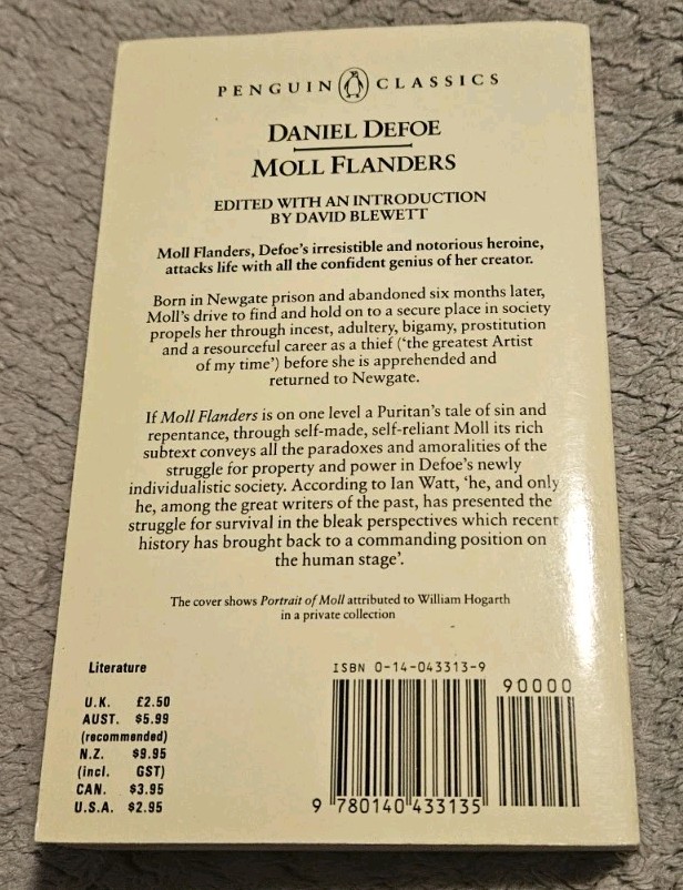 Mill Flanders By Daniel Defoe