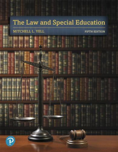 The Law and Special Education Mitchell L. Yell Fifth Edition Pearson Paperback