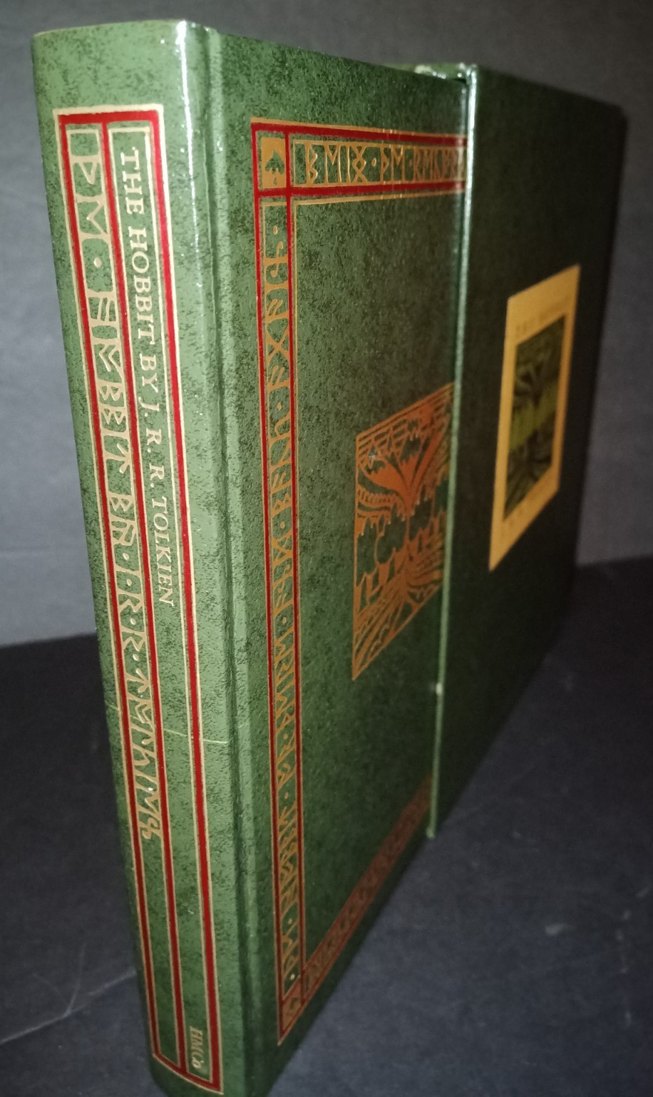 1997 The Hobbit Tolkien HMCo Illustrated Collector’s Edition Book + Slipcase