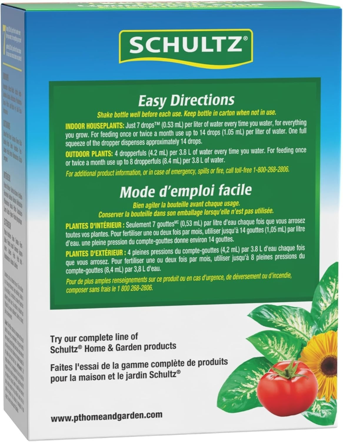 All-Purpose 10-15-10 Plant Food, 8 oz – Enhance Growth with 7 Drops Formula