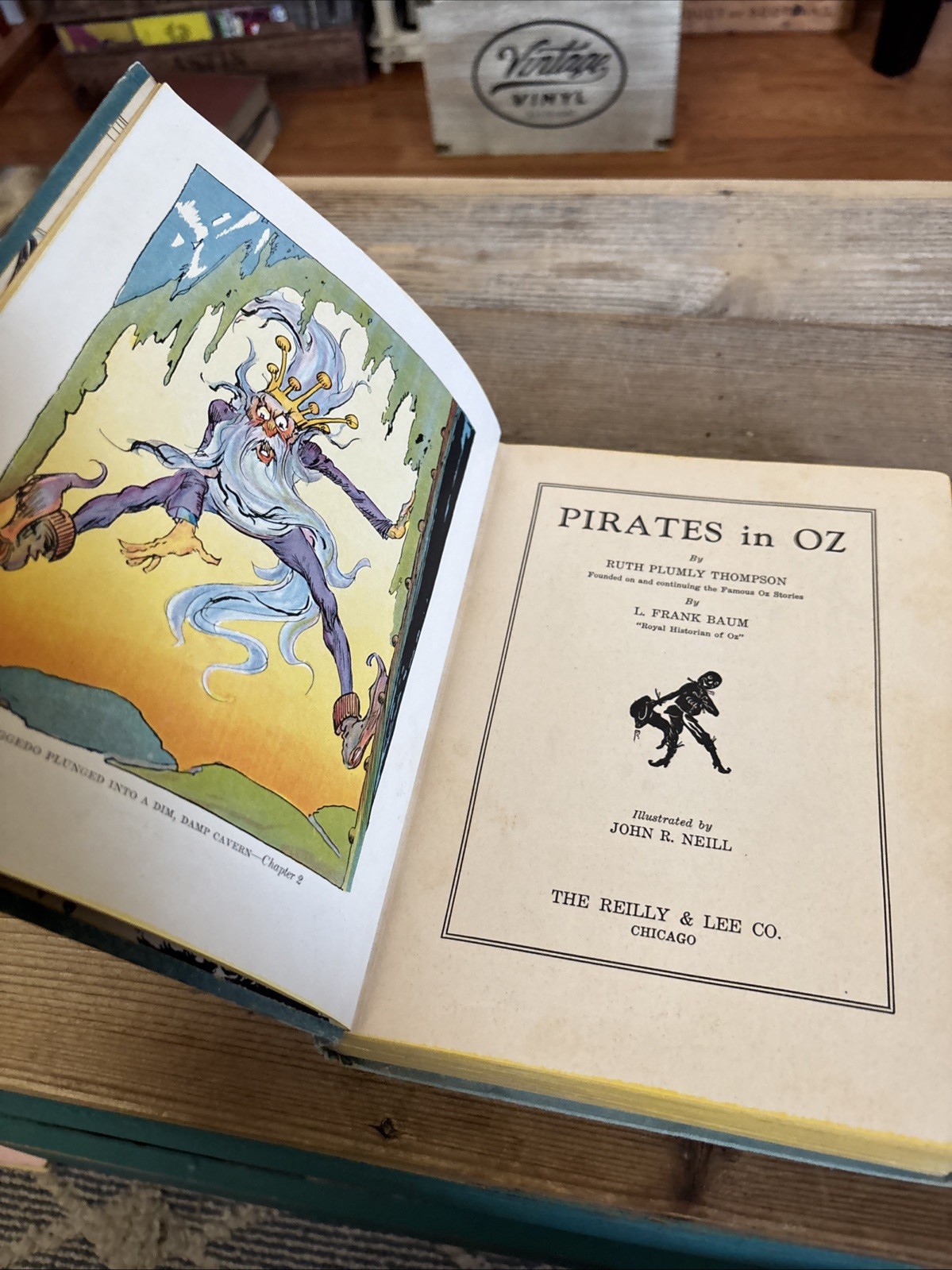 1931 Vintage PIRATES IN OZ HC Ruth Plumly Thompson 1931 11 Of 12 Color Plates