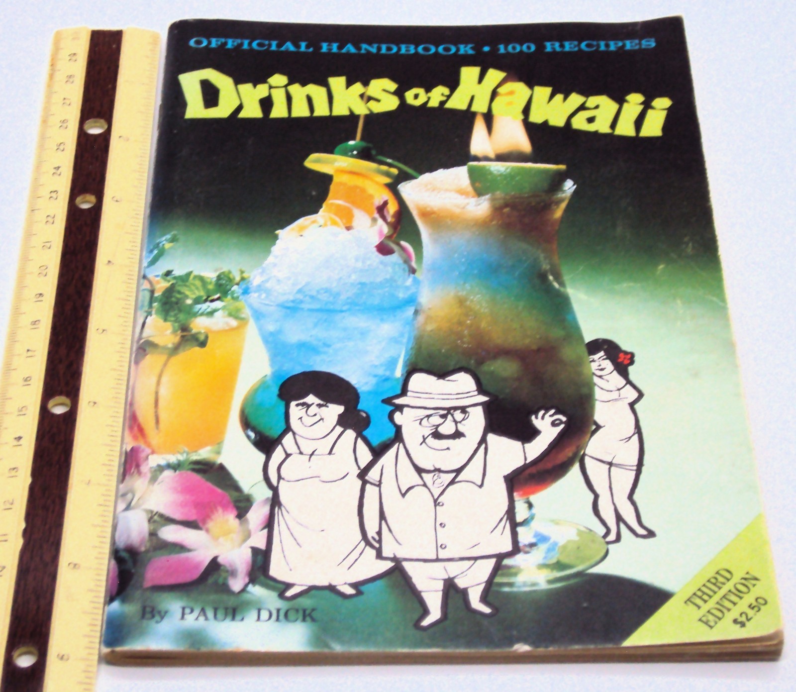 DRINKS OF HAWAII Paul Dick PB BOOK Third Edition Official Handbook 100 Recipes
