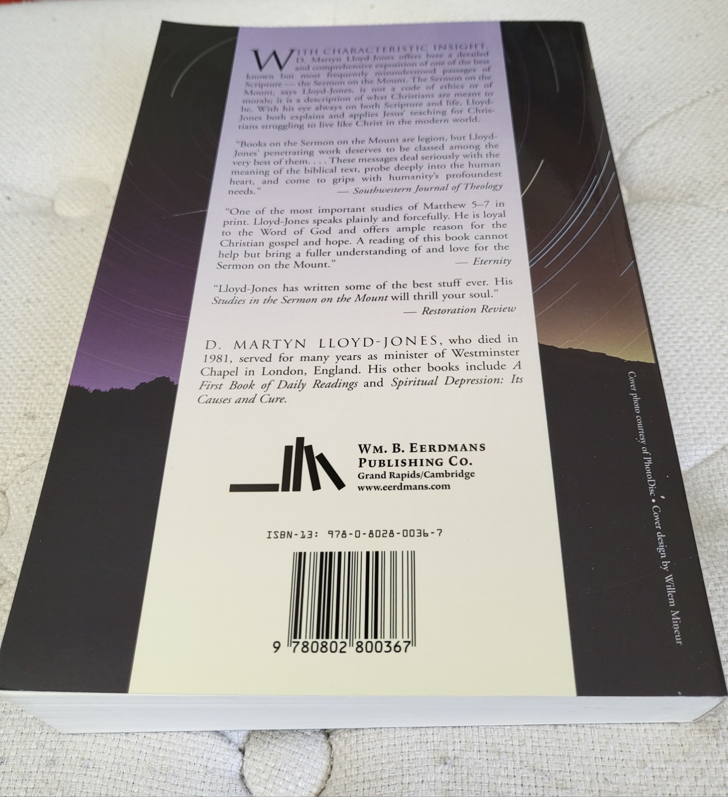 ✝️ Studies in the Sermon on the Mount by David Martyn Lloyd-Jones Paperback