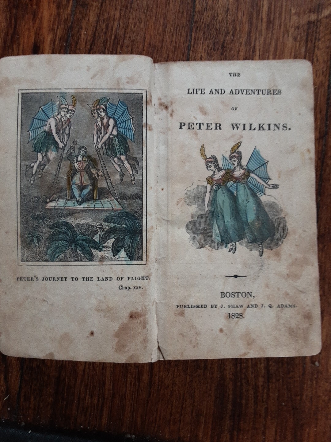“The Life And Adventures Of Peter Wilkins” Published By Jay Shaw And J.Q.Adams
