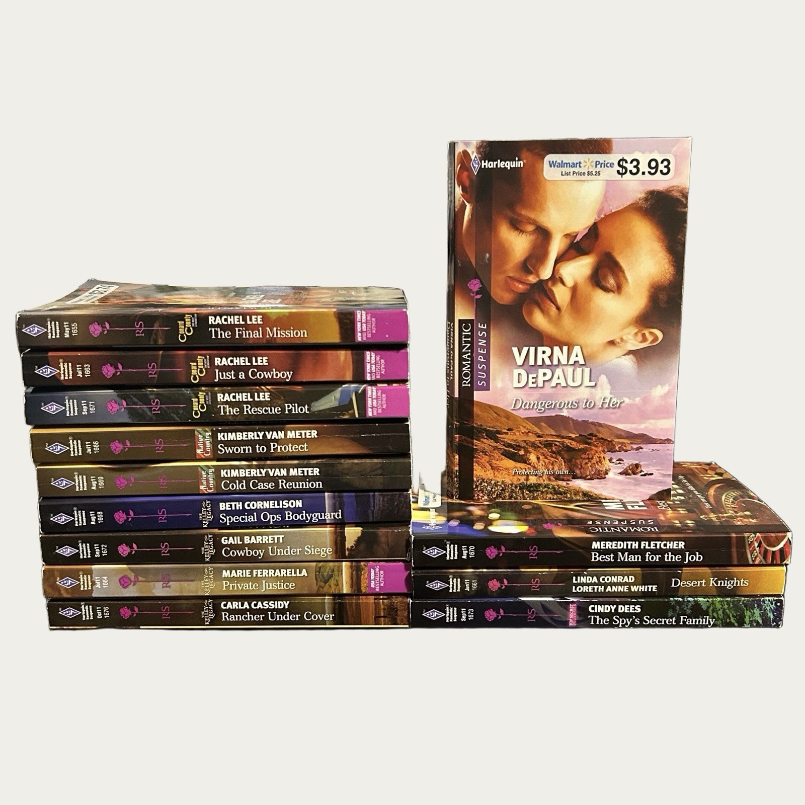 Harlequin Romance Suspense Books Lot Of 13 Paperback Set