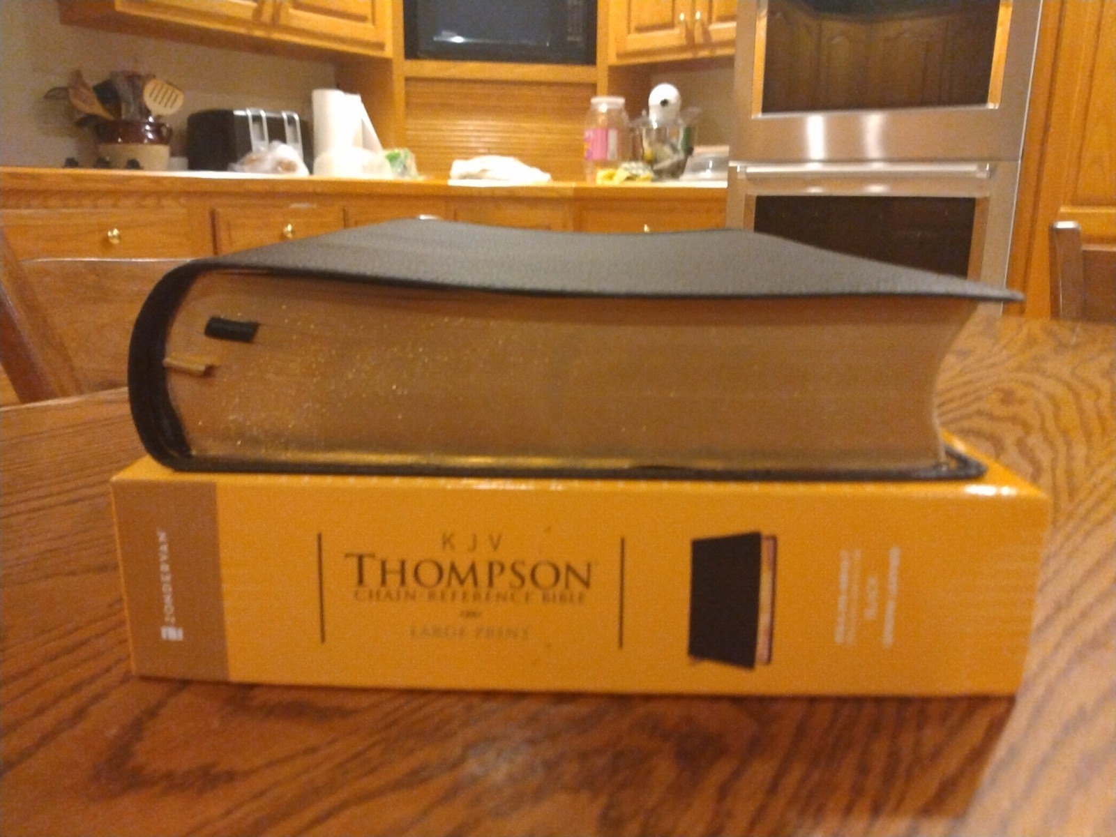 Kjv Thompson Chain-Reference Bible LARGE PRINT ~ Retail $189.99~ Cowhide Leather