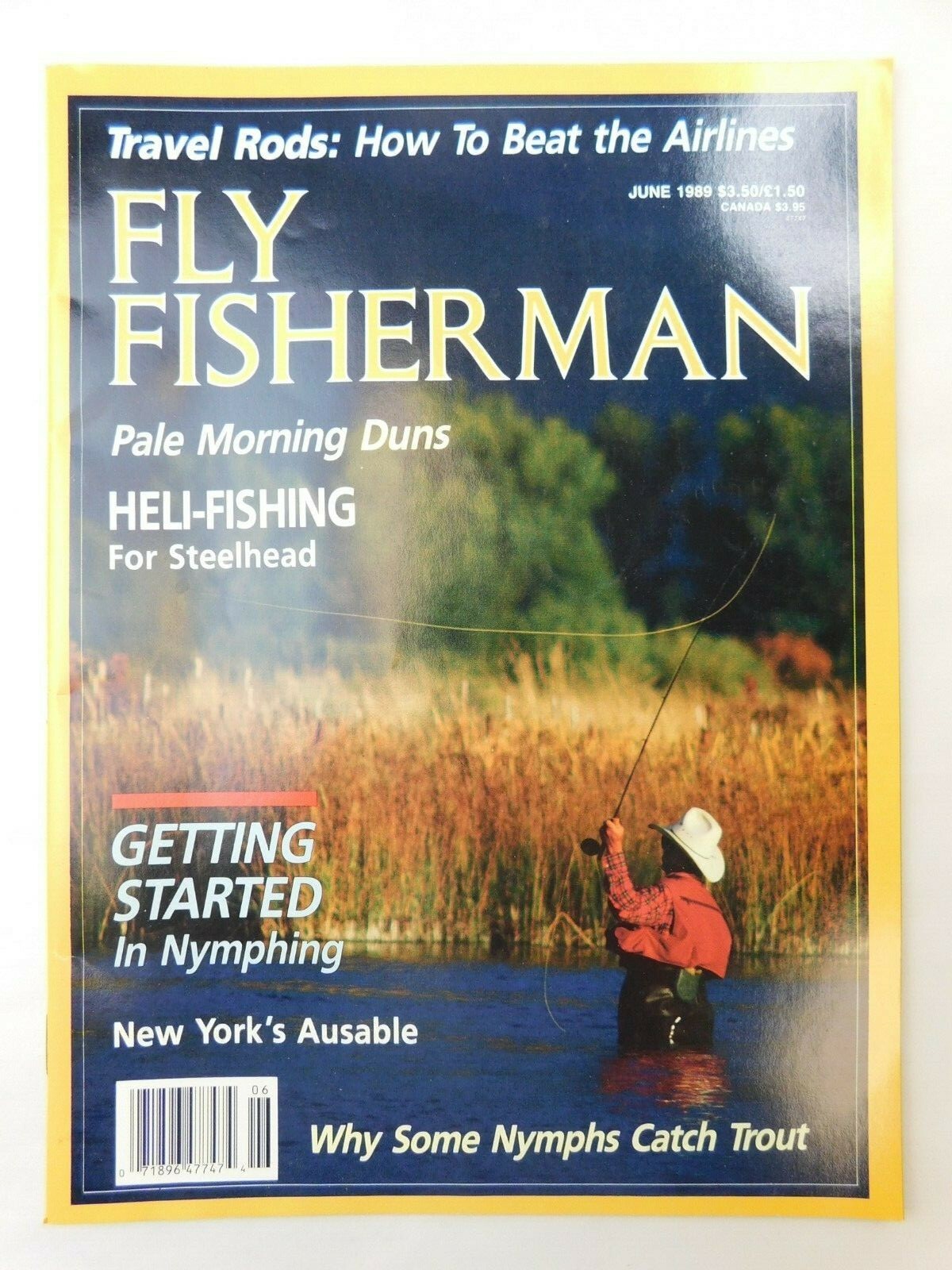 Fly Fisherman Travel Roads How To Beat Airlines Orvis JUN 1989 Vintage Magazine