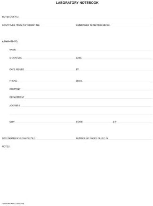 Lab Notebook Laboratory Notebook – 240 Pages .25” Grid Format, 8 7/8” x 11 …