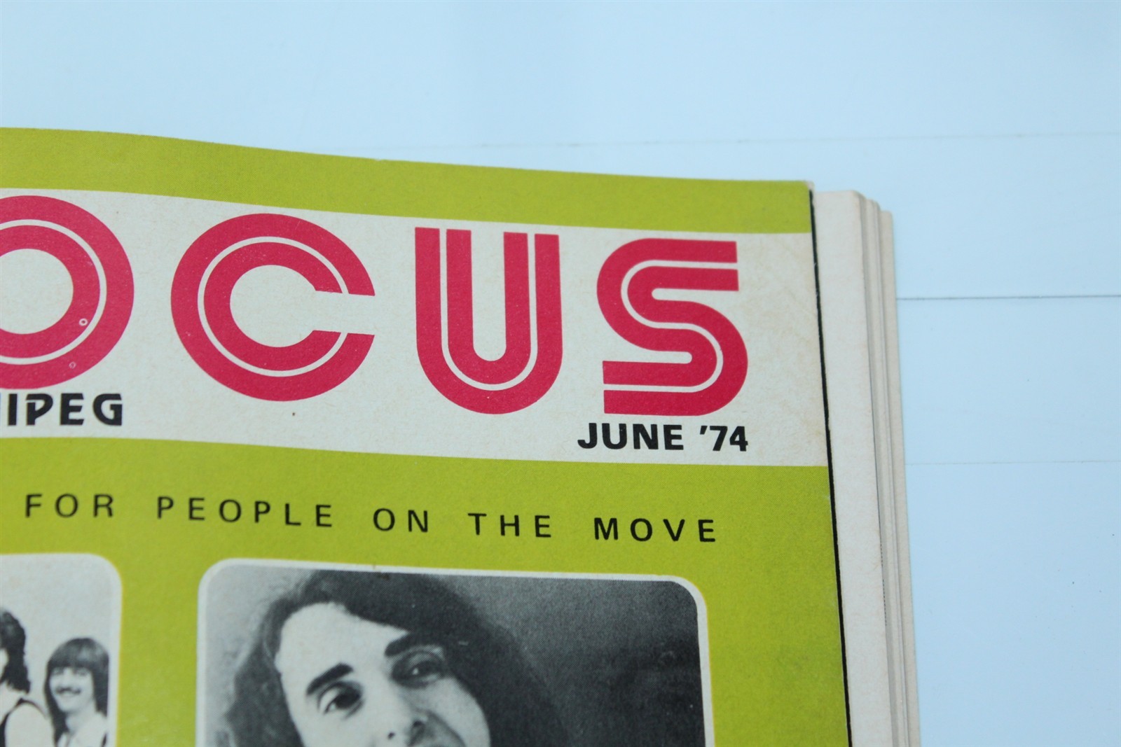 Vintage 1974 Focus On Winnipeg Magazine Tiny Tim On Cover 62 Pages