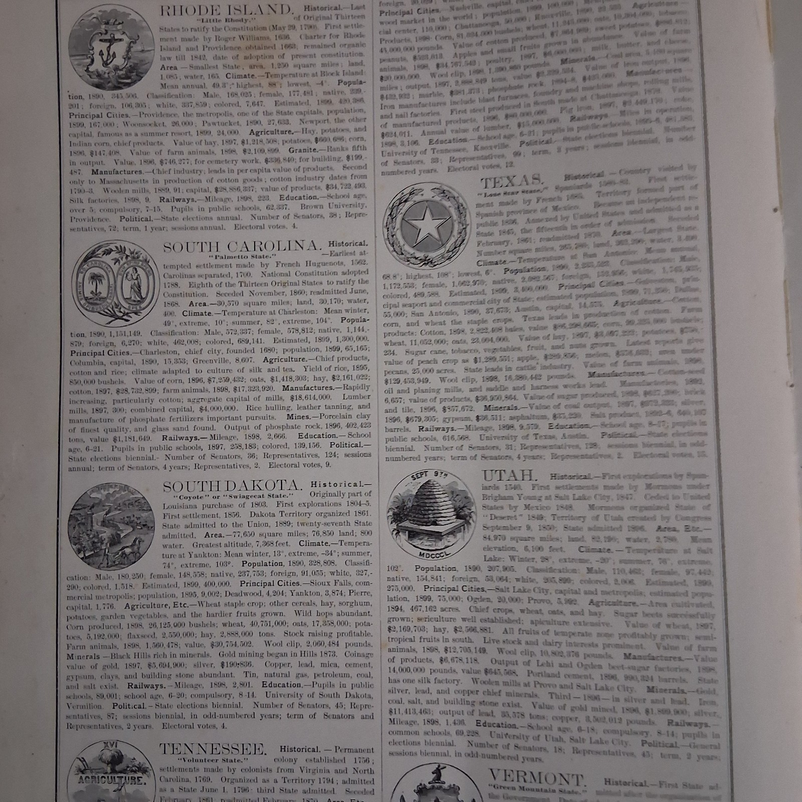 1900 Rand McNally & Co.’s Indexed Universal Atlas Of The World. 11.5″x14″
