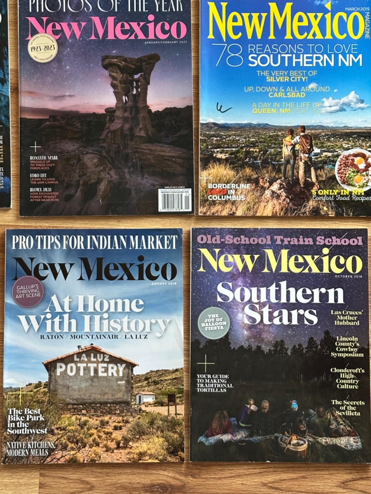 New Mexico Magazine (multi-year) Lot of 6 Issues Lifestyle Home Decor Recipes