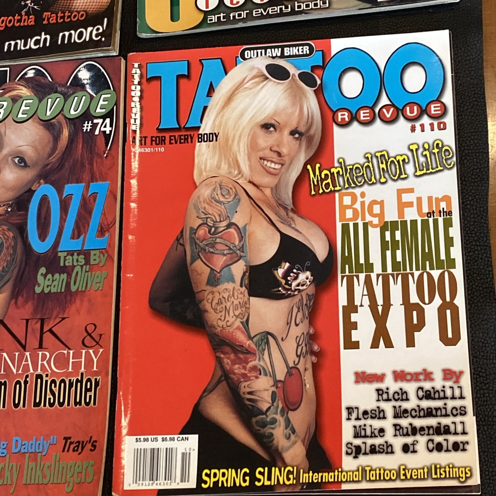 Lot of 17 Issue Vintage Tattoo Revue Magazine Late 1990s 2000s Ink Design Ideas