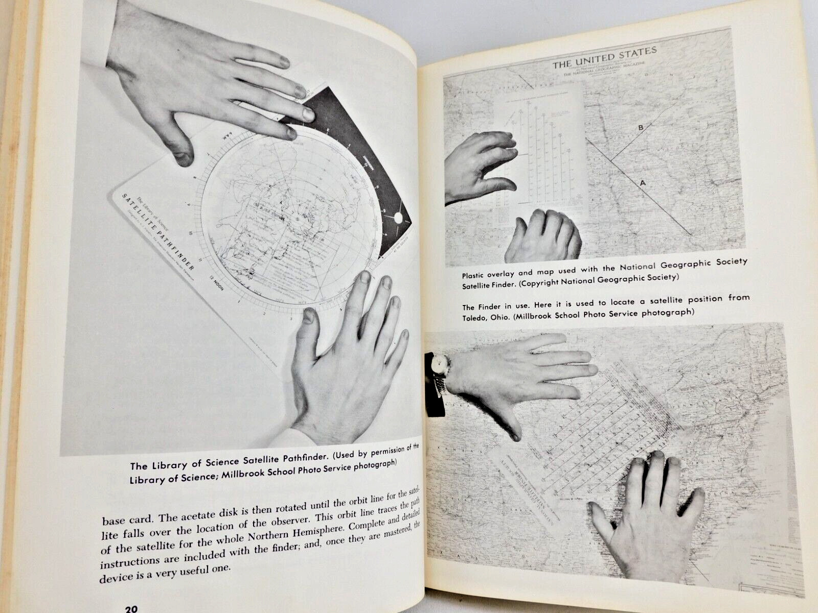 1958 Satellite Observing by N E Howard Handbook Illustrated HC 136 Pages