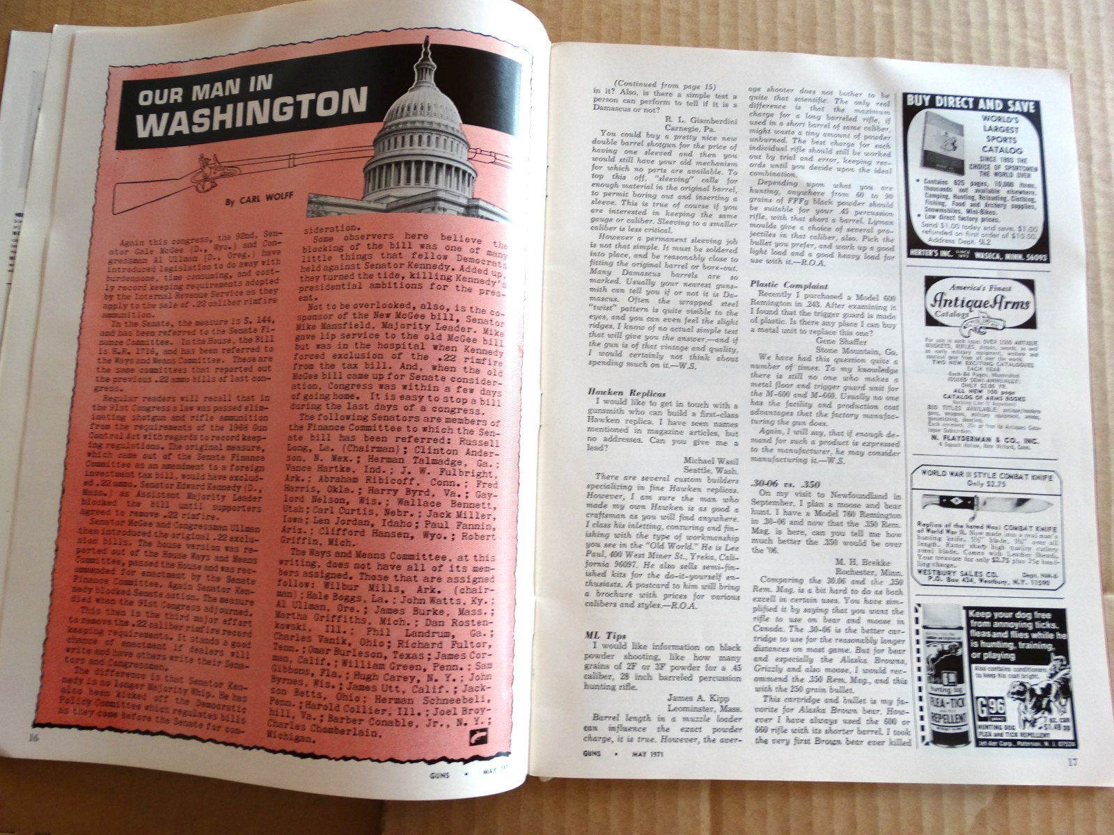 Guns – May 1971 – Colt .25 Automatic