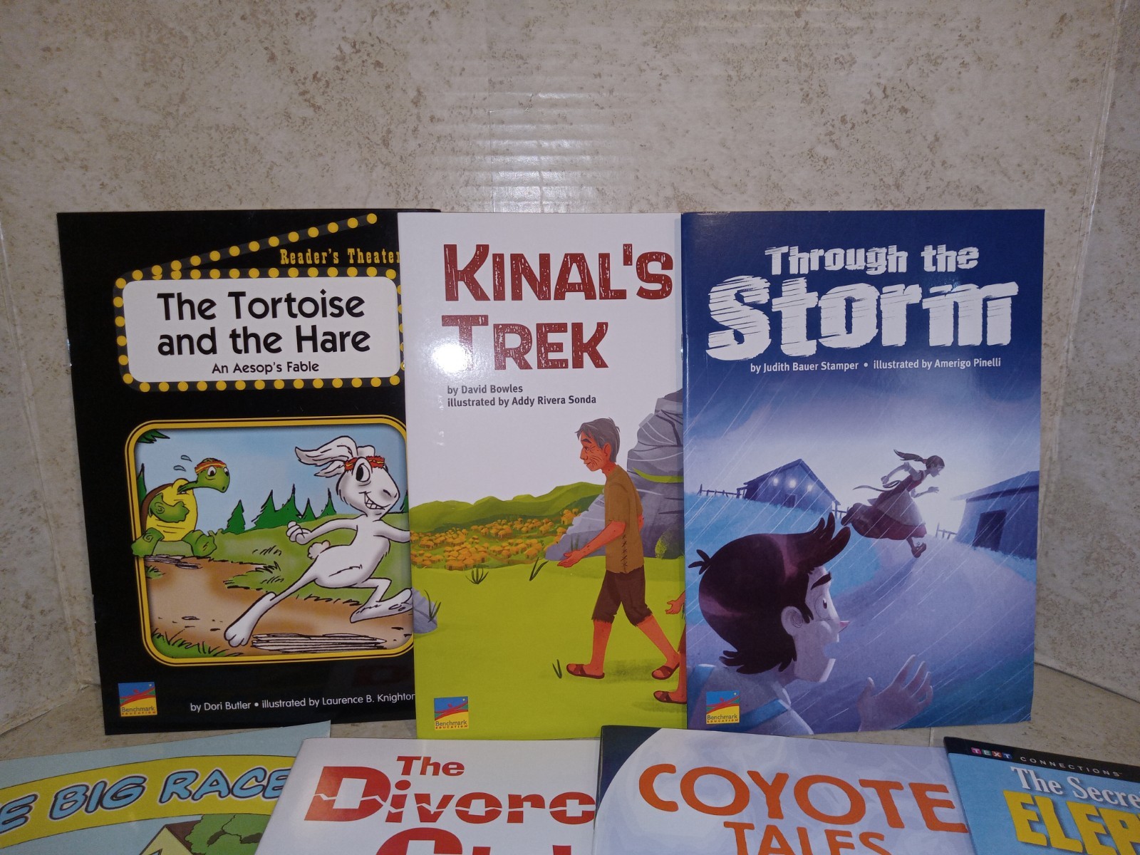 BENCHMARK EDUCATION Reading Books Lot (7) GRADE 4 Level Mixed Authors BRAND NEW