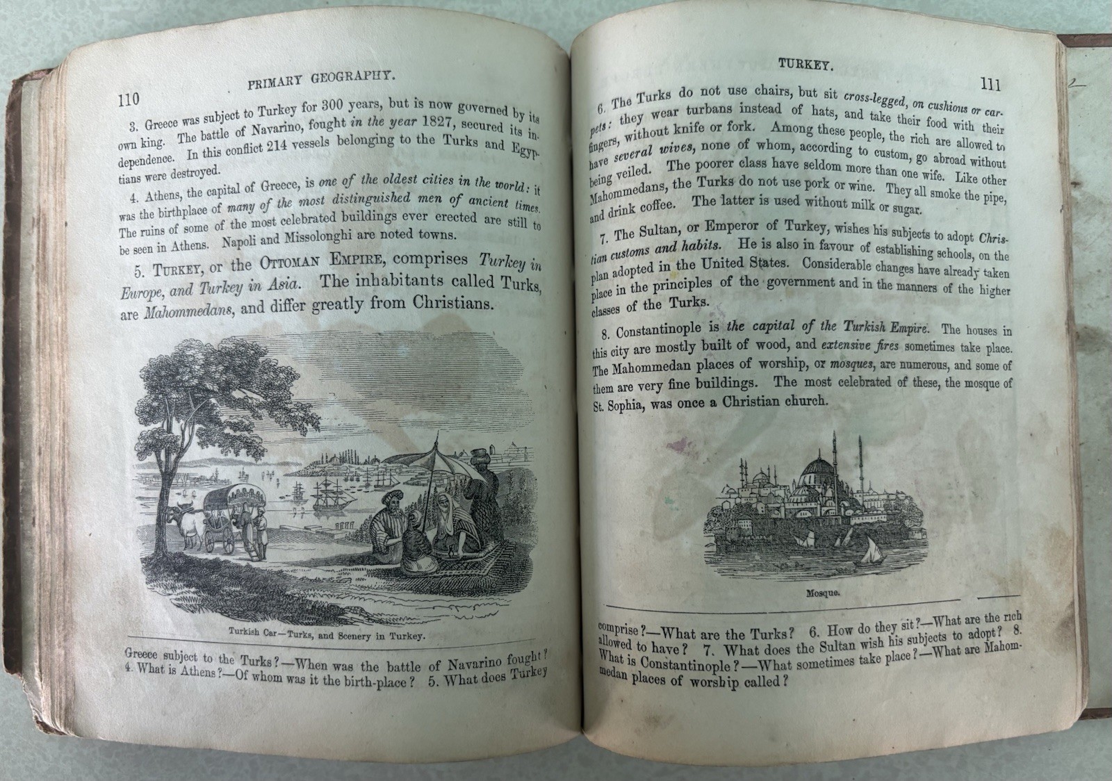 Mitchell’s Primary Geography; Study of Geography, 1854