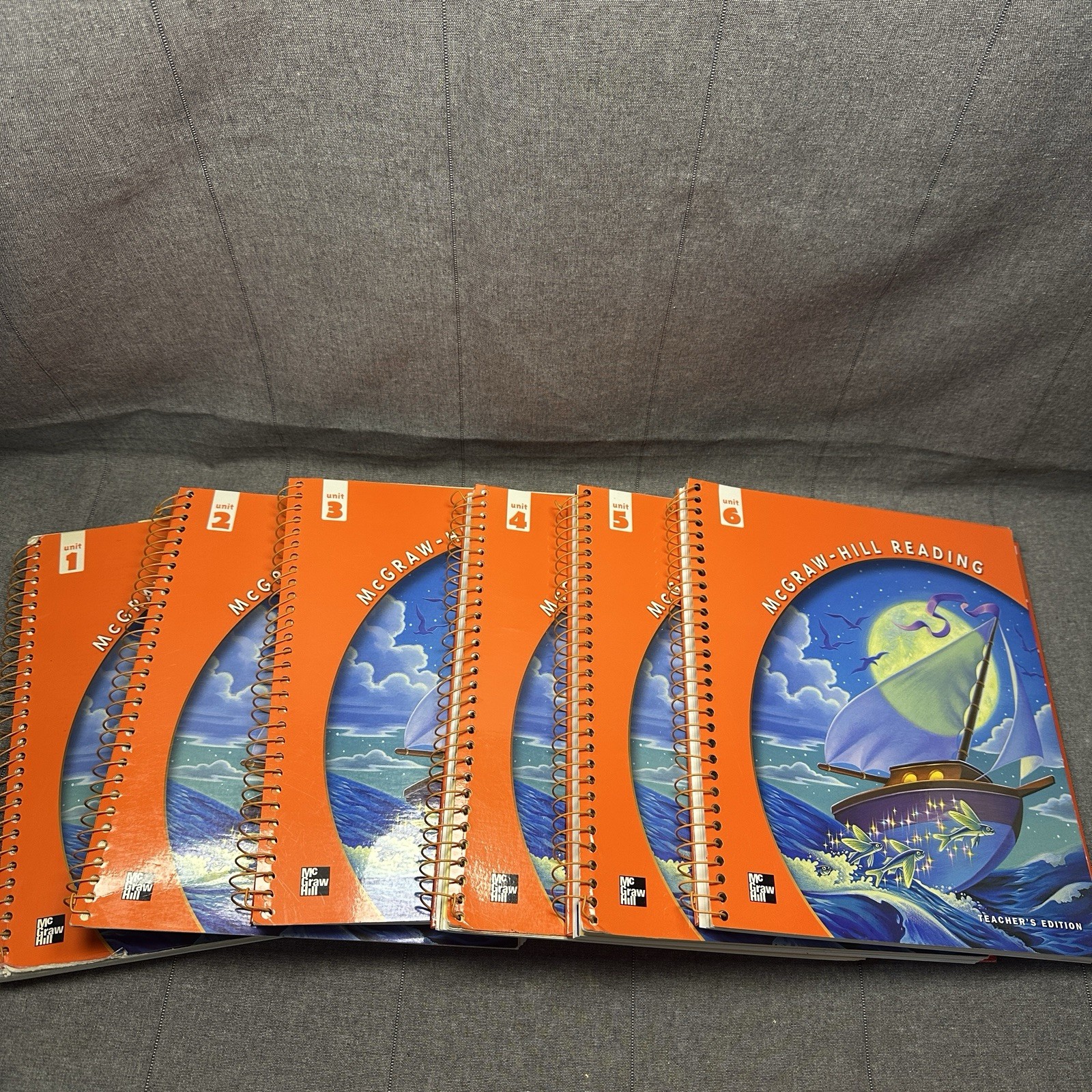 McGraw-Hill Reading Grade 5: Units 1-6 Complete Spiral-bound, by Flood Dr. James