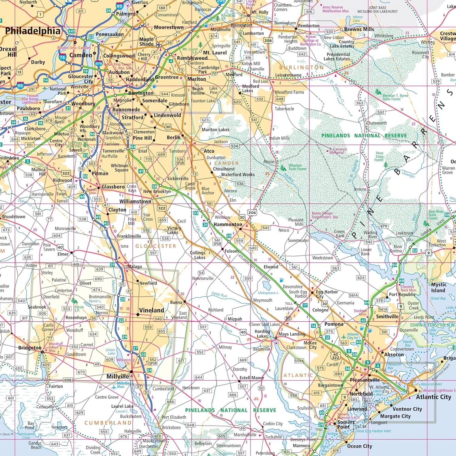 Rand McNally Rand McNally Easy to Read: New Jersey State Map (Map)