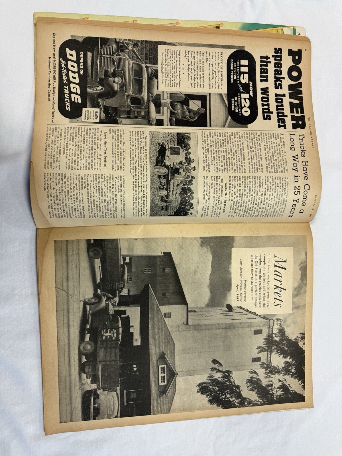 The Prairie Farmer October 18th 1941 Centennial Corn Number