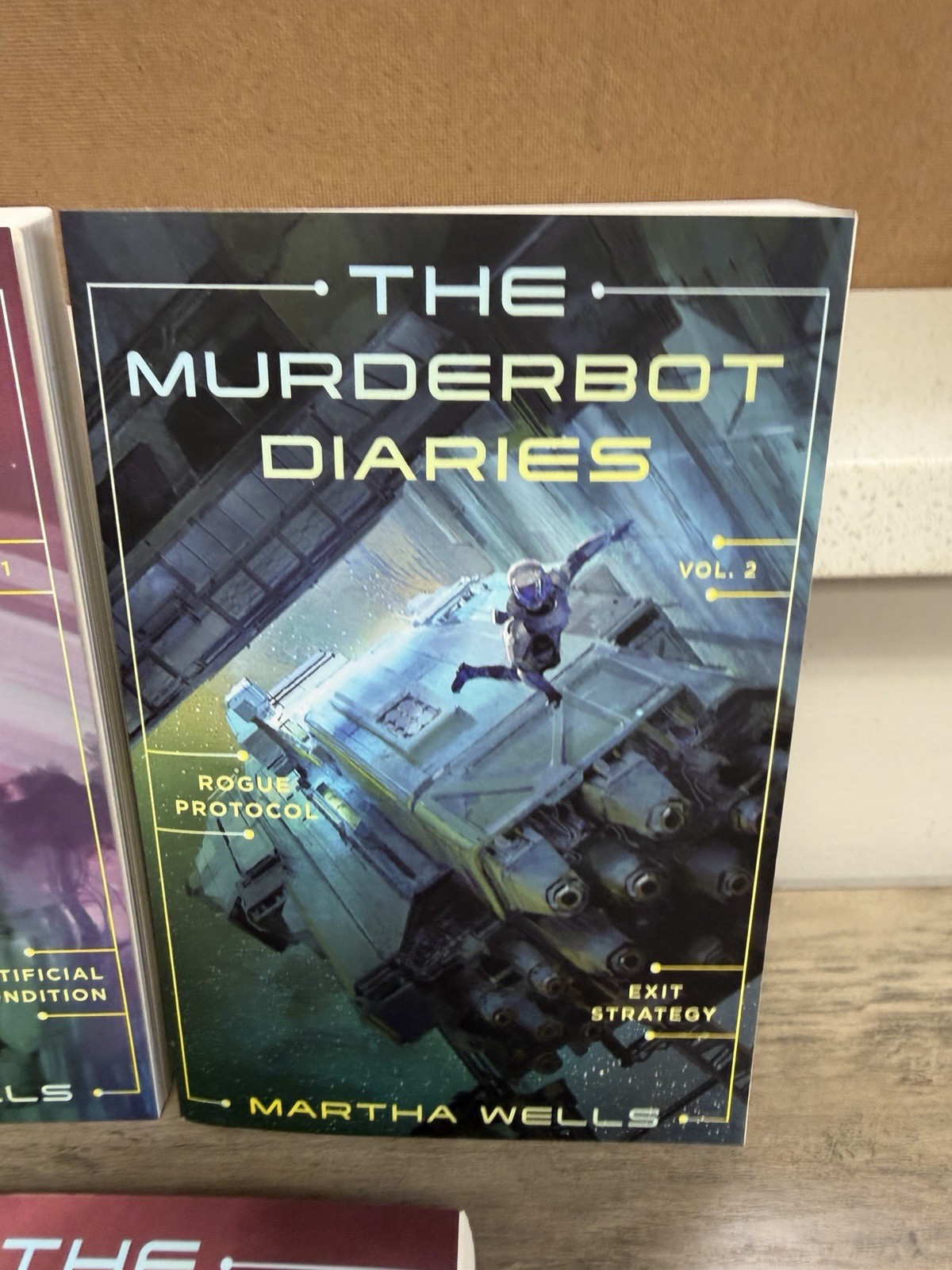 The Murderbot Diaries Vol 1, 2 and 3 Author Martha Wells Manga Books Adult Own
