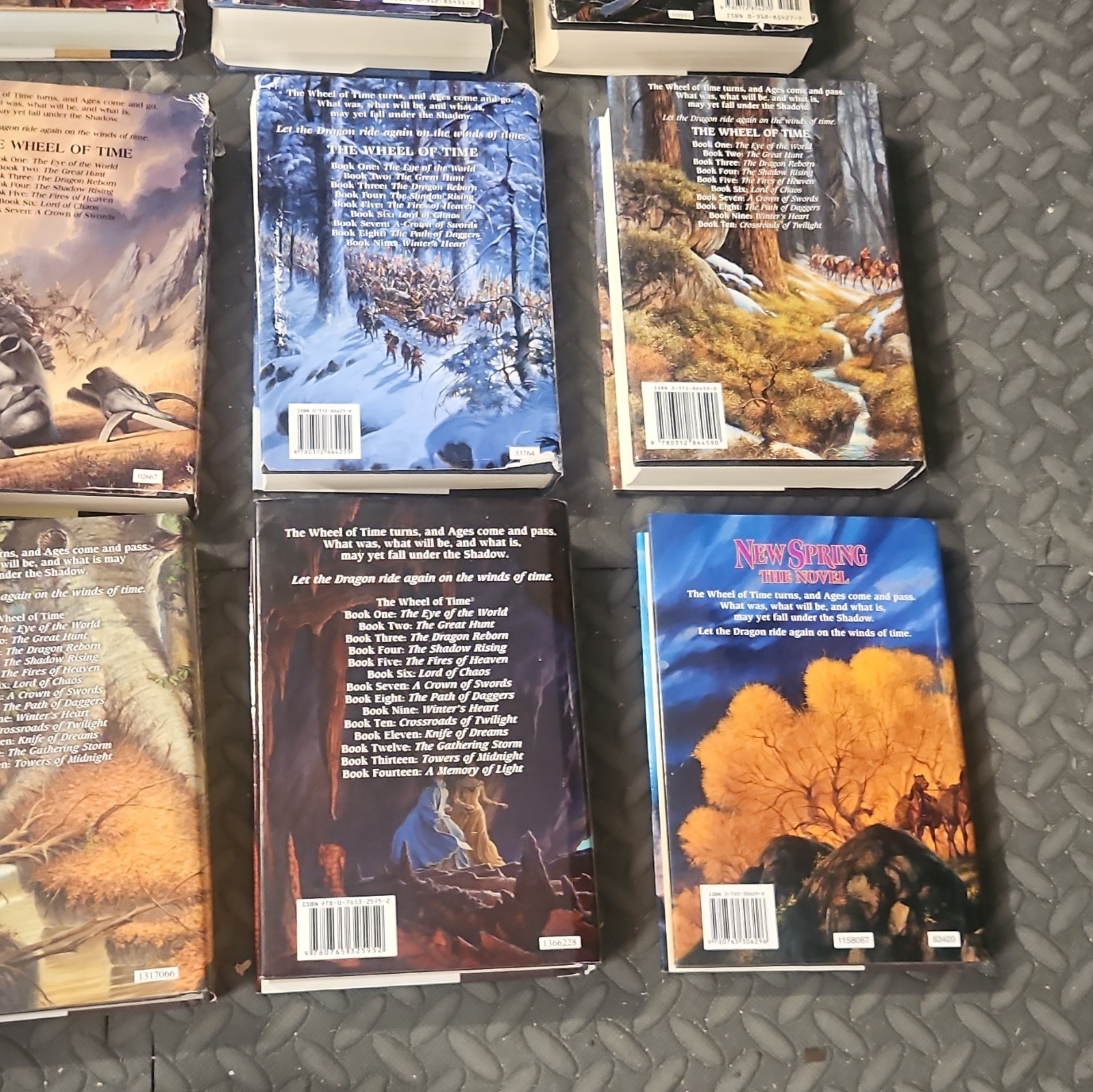 Robert Jordan/Brandon Sanderson Wheel of Time Hardcover Lot Tor DJ