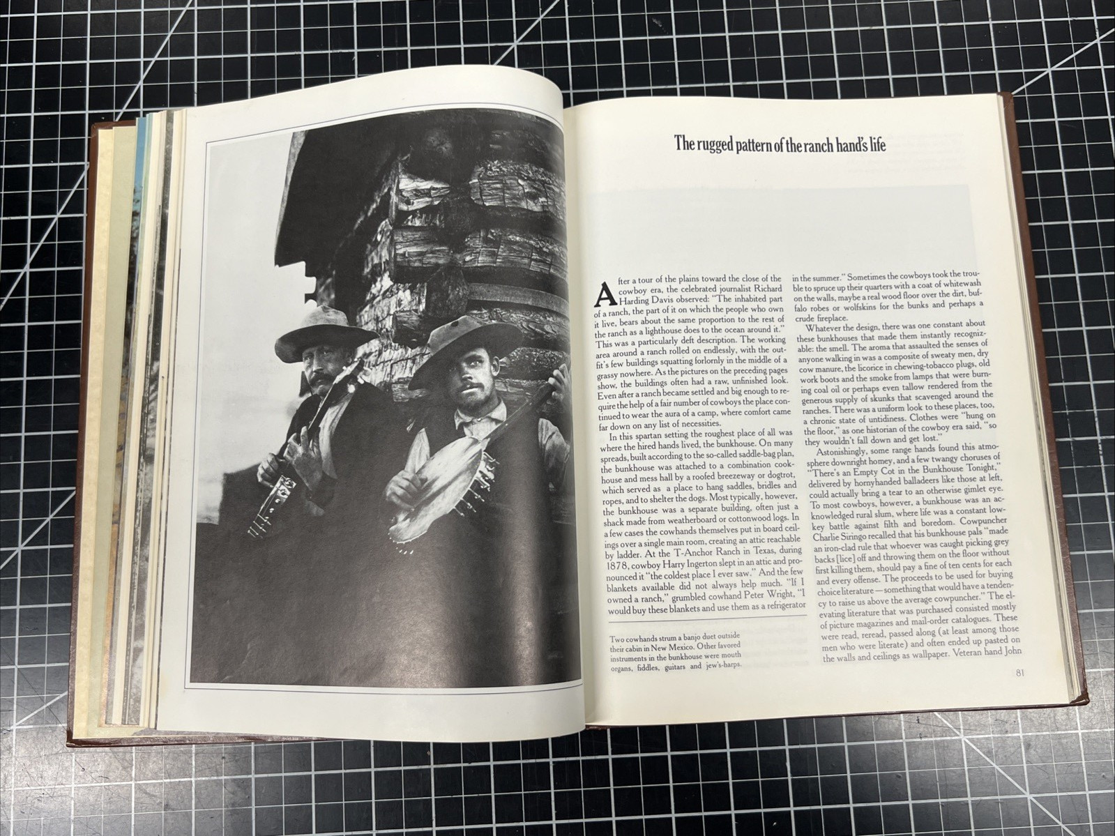 1980 Old West The Cowboys Time Life Leatherbound HC Book Western VTG 1980s