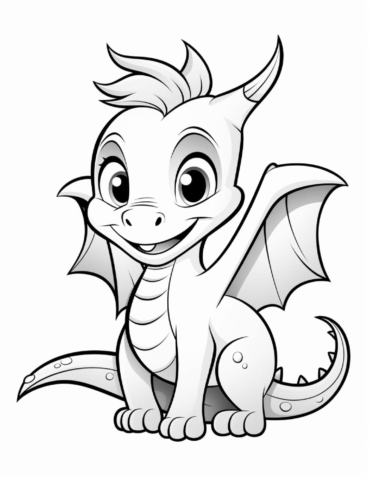 Baby Dragons Coloringbook geat fun for everone and all ages