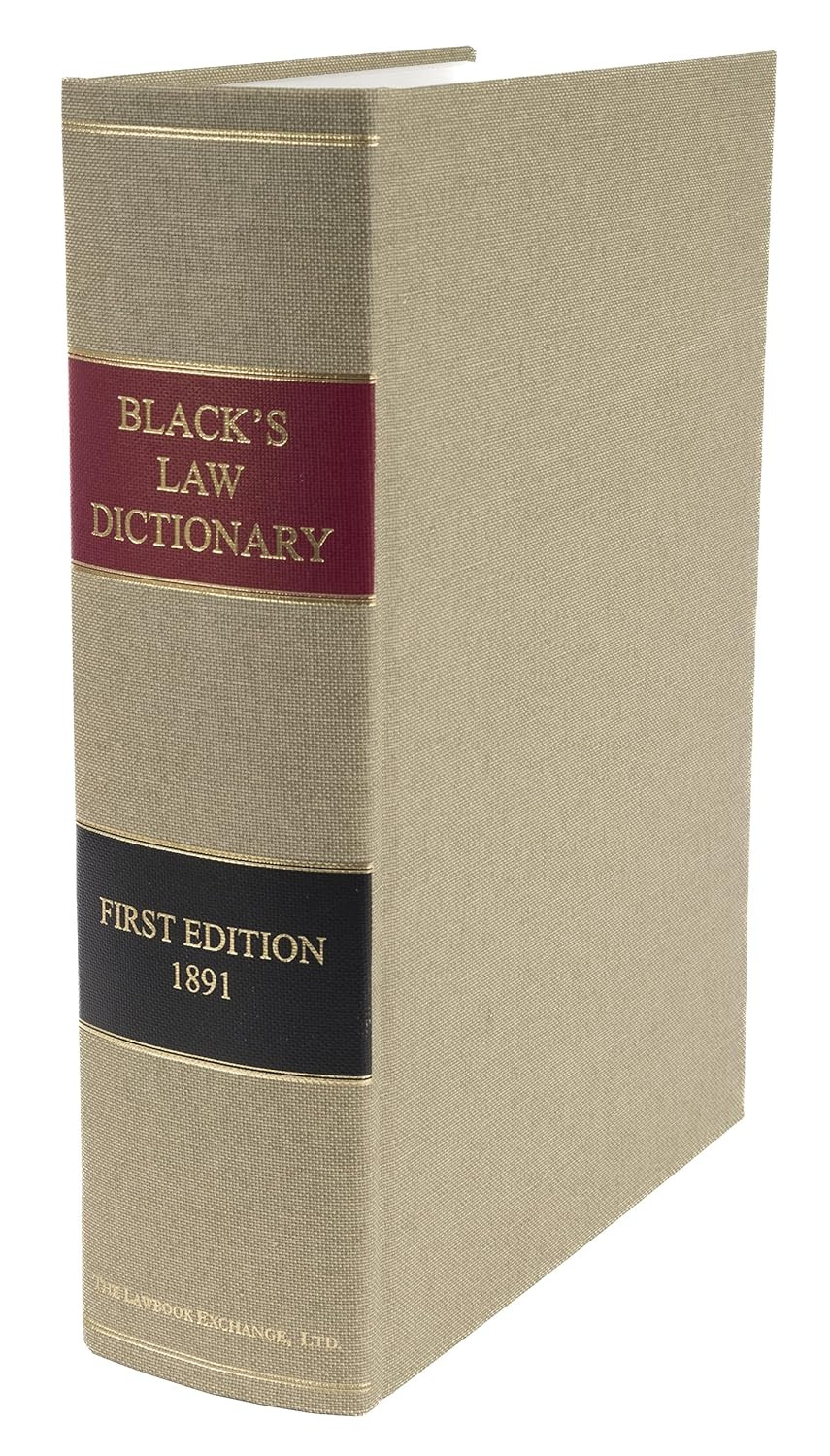 Black’s Law Dictionary 1St Edition